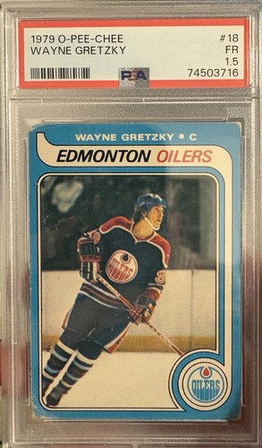 Wayne Gretzky 1979 O-Pee-Chee #18 Rookie RC PSA 1.5