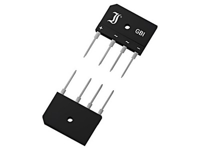 2X GBI10J-T Brückengleichrichter: einphasig ur max: 600V If: 10A Ifsm: 180A DIOT