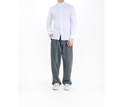 Karl Lagerfeld Sweatshirt Camicia Koreana, Hemd mit Mandarinenkragen