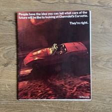 Chevrolet Corvette Stingray Coupe & Convertible Sales Brochure 1970