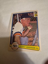 Sparky Anderson (Manager) 1982 DONRUSS #29 FREE SHIPPING 