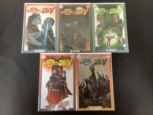 DC Vs. Vampires: World War V #2-6 Comic Lot, DC Comics, Mathew Rosenberg