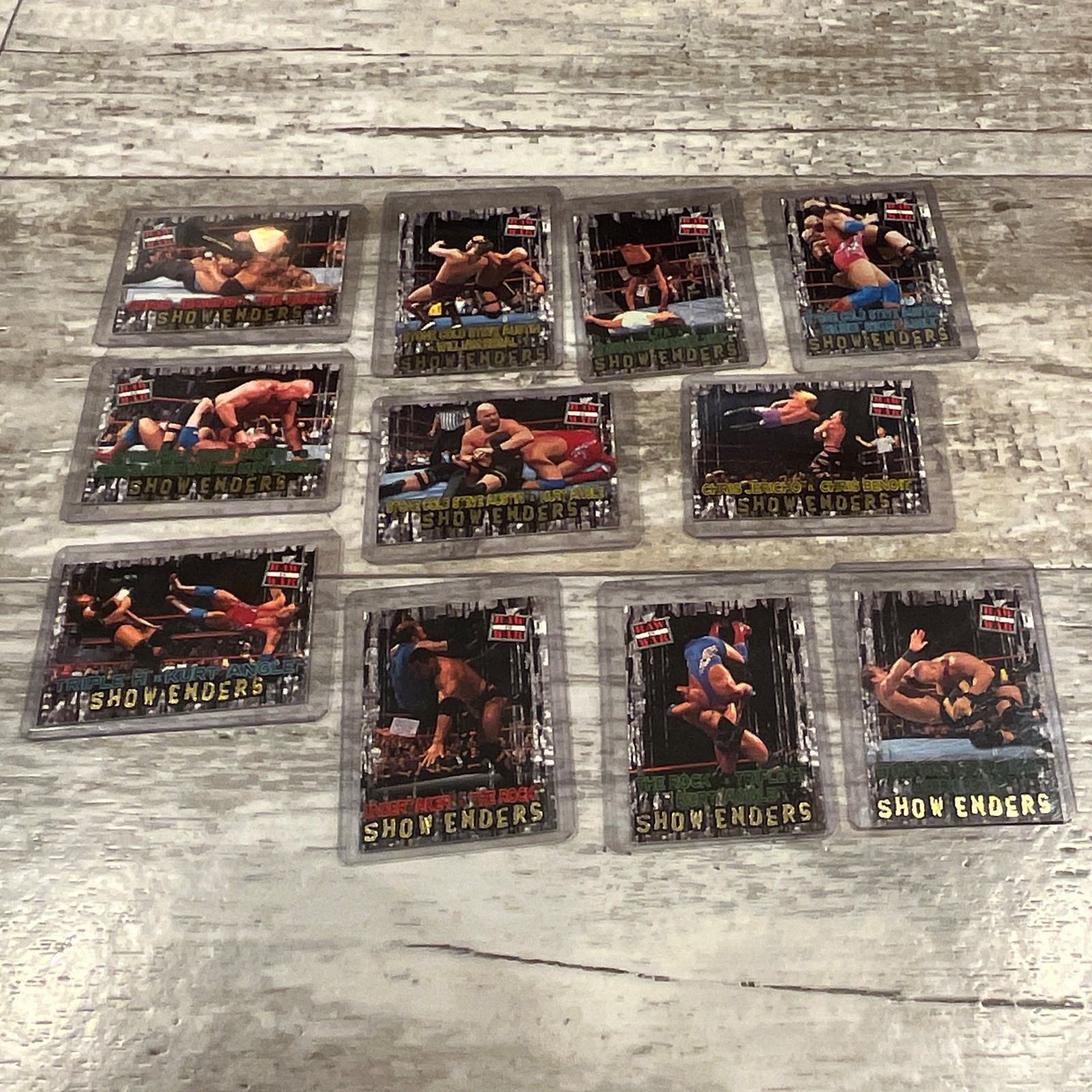 Wwf/Wwe Lot of 100 trading cards 74 2001 Fleer Raw 8 1999 Smackdown 18 women’s 