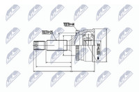 NTY Gelenksatz, Antriebswelle NPZ-HY-532 FüR Hyundai