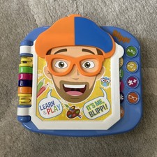 Blippi Learn  Play Word Book Interactive Light-Up Sounds Tested Works Moonbug