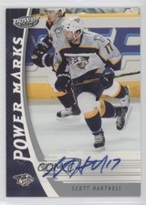 2006-07 Upper Deck Power Play Power Marks Scott Hartnell #PM-SH Auto 2d8