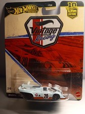 Hot Wheels Premium Car Culture Vintage Racing Porsche 917k Real Riders Diecast