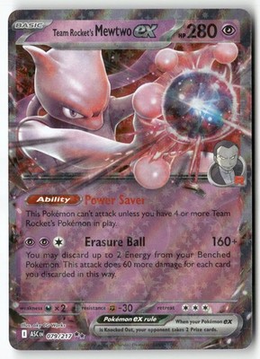 Team Rocket's Mewtwo ex - Double Rare ME: Ascended Heroes 079/217 NM