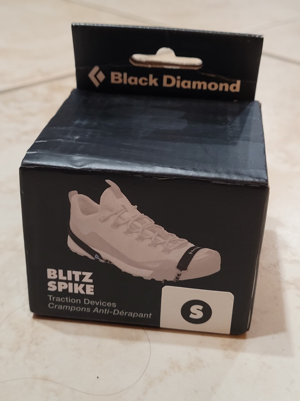 Dispositivo de tracción Black Diamond Blitz Spike Crampon pequeño ultraligero 57 g