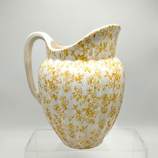 Antique Minton & Co. Selkirk Yellow Floral Ch...