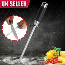 12 inch Knife Sharpening Steel Ceramic/carbon/Diamond Honing Rod stick sharpener