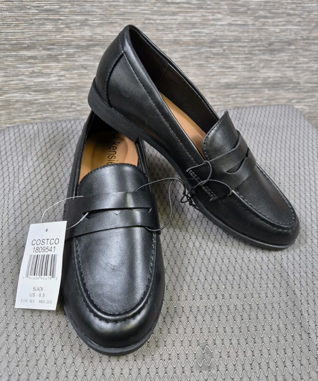 Kensie Ladies Penny Loafer Shoes Women US Size 6.5 Gitty Black NEW