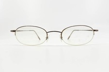 Vintage Pierre Cardin PC2002 Gold Oval Half-Rim Sunglasses Italy FRAMES ONLY