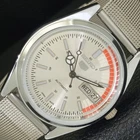 AUTOMATIC VINTAGE REFURBISHED SEIKO 5 6309A JAPAN MENS SILVER WATCH a440846-7