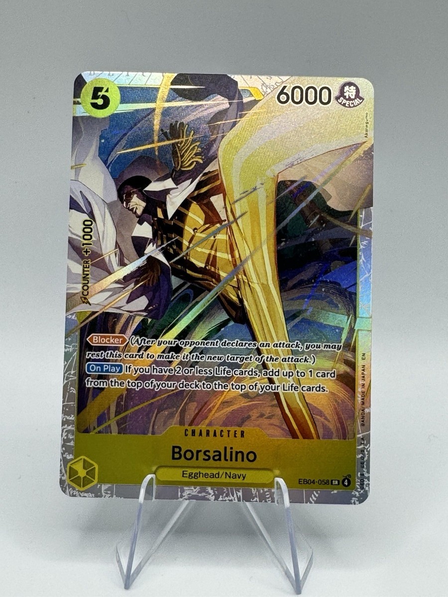 ONE PIECE TCG Borsalino Eb04-058 SR One Piece Card OP15 ENGLISH | eBay