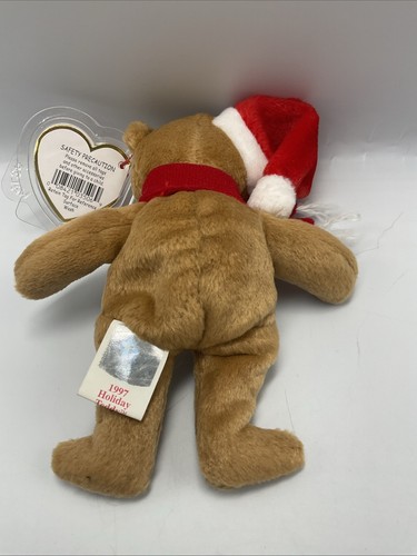 8 x TY Jingle Beanies Mini Hanging Decoration Plushes With Tags In Protectors B - Picture 5 of 17