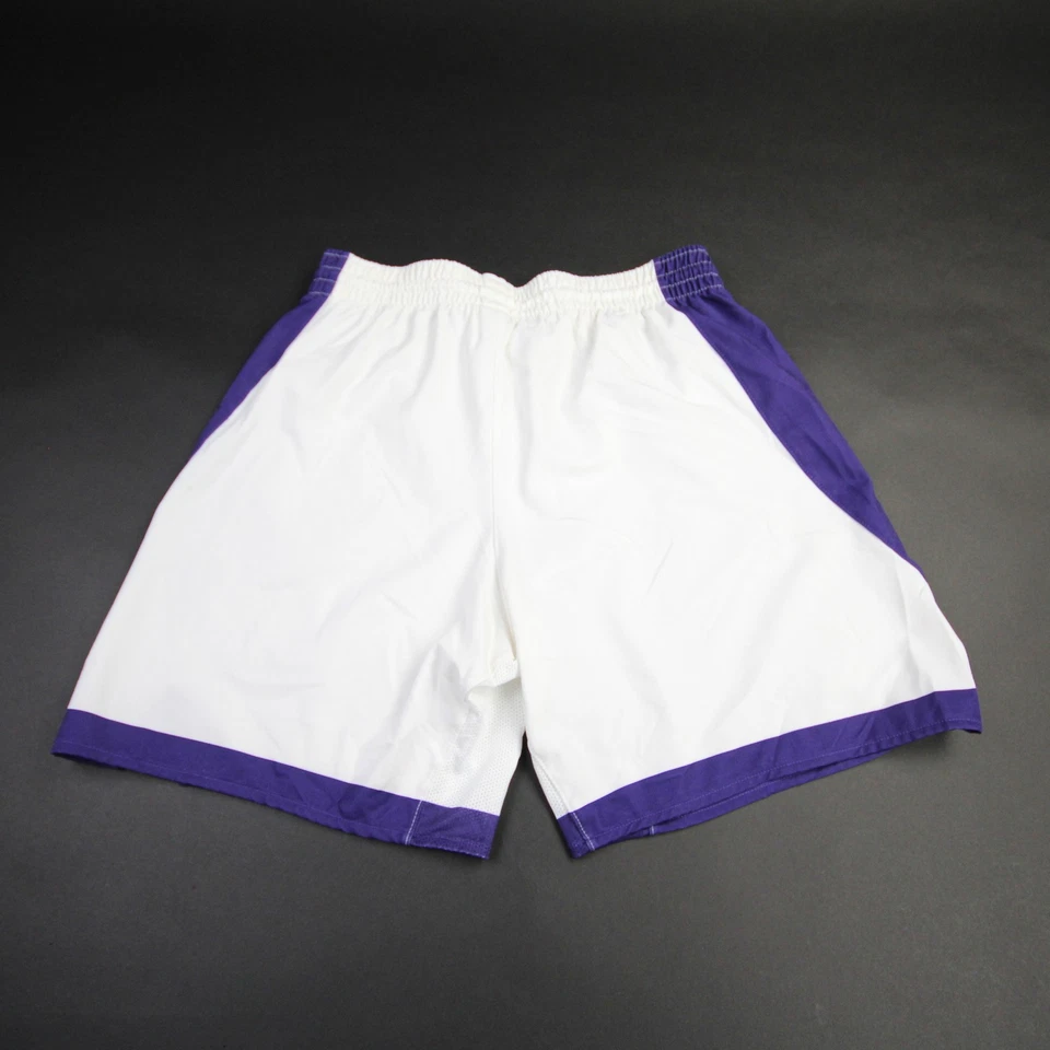 TCU Horned Frogs Nike Team Practice Shorts Men's White/Purple Used - Image 3 of 4