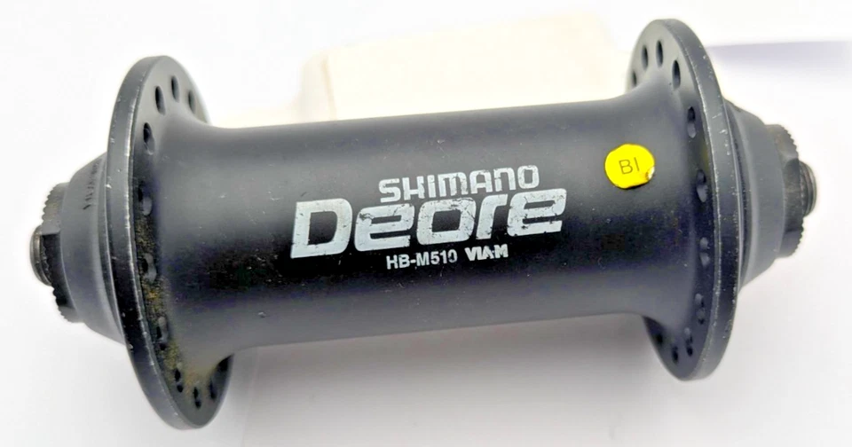 SHIMANO DEORE HB-M510 FRONT HUB 32 HOLE RIM BRAKE QUICK RELEASE BLACK - Image 4 of 4