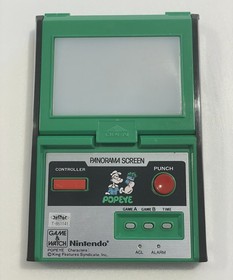 Nintendo Game & Watch Popeye Panorama Screen PG-92 1983 - Excellent condition