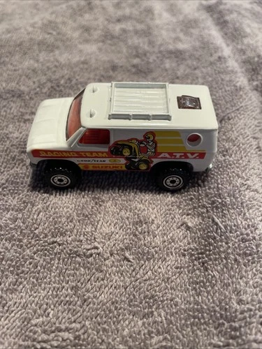 1977 Hot Wheels Super Van “A.T.V. Racing Team” Suzuki / Goodyear White Vintage