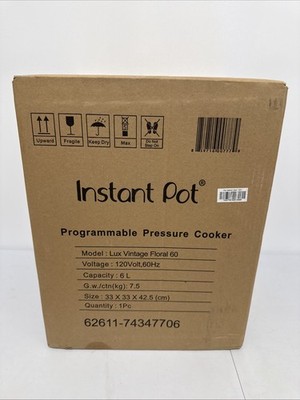 Nice Pioneer Woman Instant Pot IP-Lux60 Vintage Floral Aqua 6 QT Pressure Cooker