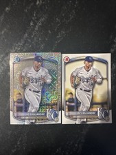 2025 Bowman Jac Caglianone Chrome Paper Lot Mega Box Refractor BCP-103 Royals 2x