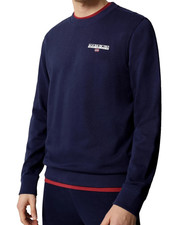 Felpa girocollo da uomo Napapijri logo petto manica lunga L