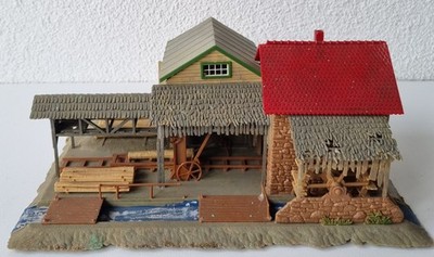 Tolles Faller H0 Modellhaus - Sägewerk - Modell B-230 - 60er Jahre
