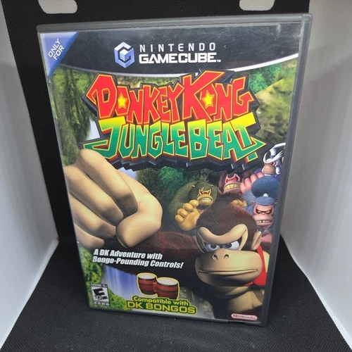 Donkey Kong Jungle Beat Nintendo GameCube Tested Working No Manual GC