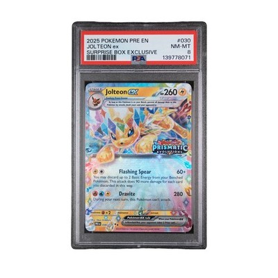 Pokémon Jolteon EX TCG Stamped Promo Card 030/131 Prismatic