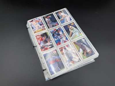 Huge 90s Baseball Card Album Lot   270 Cards Fleer Ultra Topps Stars HOF