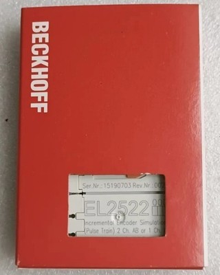 New In Box Beckhoff EL2522 PLC Module EL2522 EL2522 Free shipping