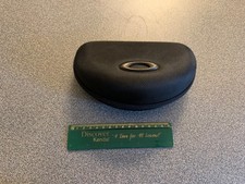 OAKLEY BLACK LARGE ZIPPER AUTHENTIC SUNGLASSES EYEGLASSES CASE W/POUCH - EUC