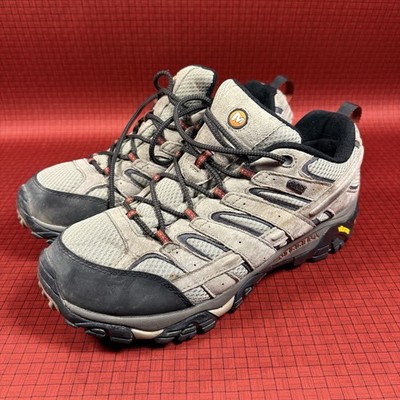 Merrell Moab 2 Men s Hiking Boots Size 12W Vibram Waterproof  Bark Brown Outdoor