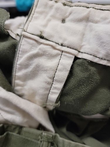 Vintage US Army OG-107 Sateen Type 2 Trouser Hose USA Short Medium 31x29,5 - Bild 21 von 21