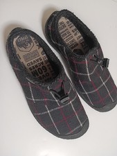 KEEN Howser III Slide Women's Slip On Shoes Black Plaid- Size: 6