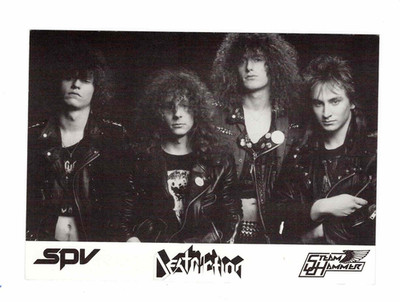 Destruction - Autogrammkarte,, Musiker-Band, ohne Signatur, Topzustand