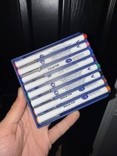 Creative Memories Collection Scrapbooking 8 Markers Bold Tip Pen Set with Case