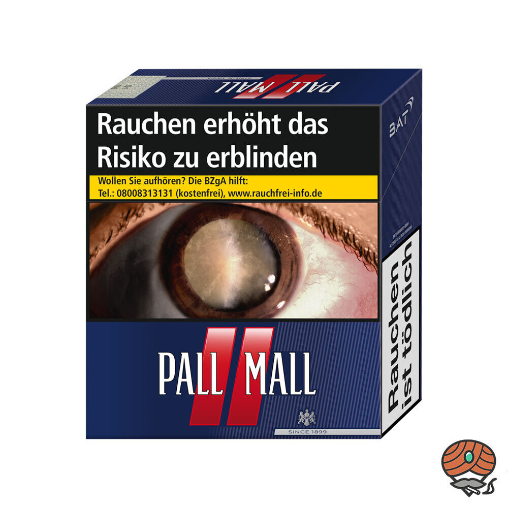 1 Stange Pall Mall Red/Rot Filter-Zigaretten Giga-Box 8x29 Stück