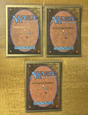 Magic The Gathering✨SWAMP LAND SET✨ Collectors' Edition MINT