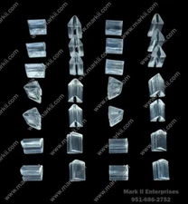 1961-65 Lincoln Fender & Quarter Peak Molding Clips NEW (SET of 28)