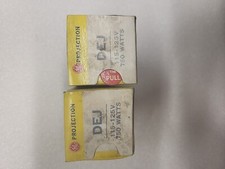 Sylvania DEJ 2-pcs 120-125V 750W Projection Bulb Lamp Bulb AVG.25 Hrs Made USA