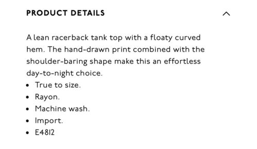 MADEWELL Top Women XS Black Sleeveless Flowy Star Flurry Print Viscose - Picture 2 of 9