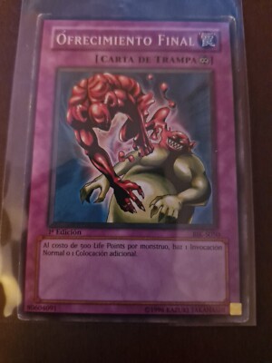 Yu-Gi-Oh! Ófrecimiento Final BIK-S050 1st EDT Final Offering Spanish LP+ UNIKAT