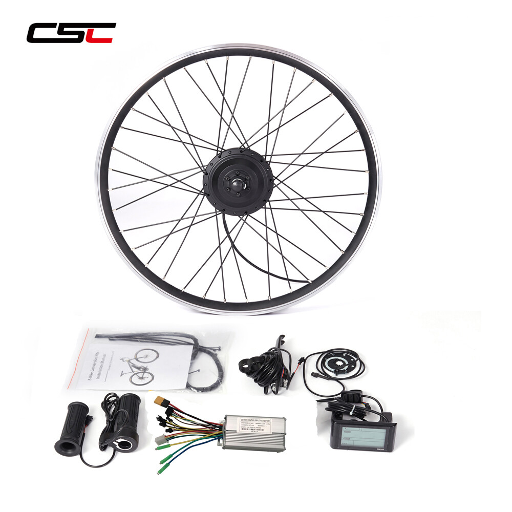 Under 35km/h Gear Hub Motor 20-29'' 700C Ebike Conversion Kit 36V Electric Bike
