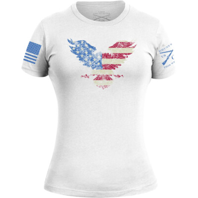 Grunt Style Damen Freagle Crewneck T-Shirt - weiß