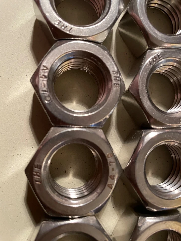 Sechskantmutter DIN 934 M 20 x 2,5 Edelstahl A4 blank VPE 25 STÜCK - Bild 3 von 4