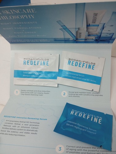 40 3pc Rodan + Fields Sample Sets Redefine Cleansing Mask Lip + Night Serum - Picture 6 of 6