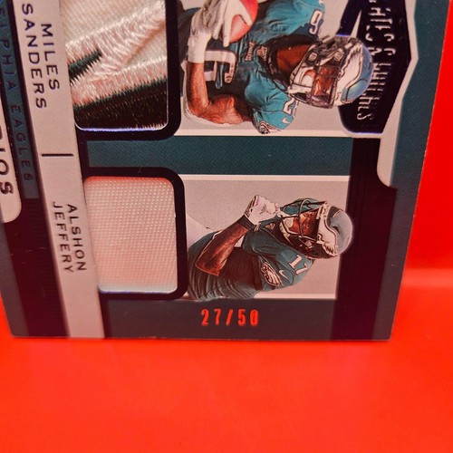 2019 Panini Plates & Patches #TT10 GOZ/SANDERS/JEFFREY TALENTED TRIOS 27/50 - Bild 4 von 4