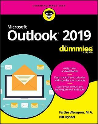 Outlook 2019 For Dummies, Wempen, Faithe,Dyszel, Bill, Good Book - Picture 1 of 1